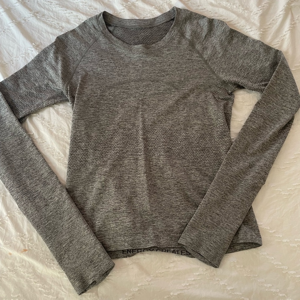 grey lulu swiftly tech race length size 6